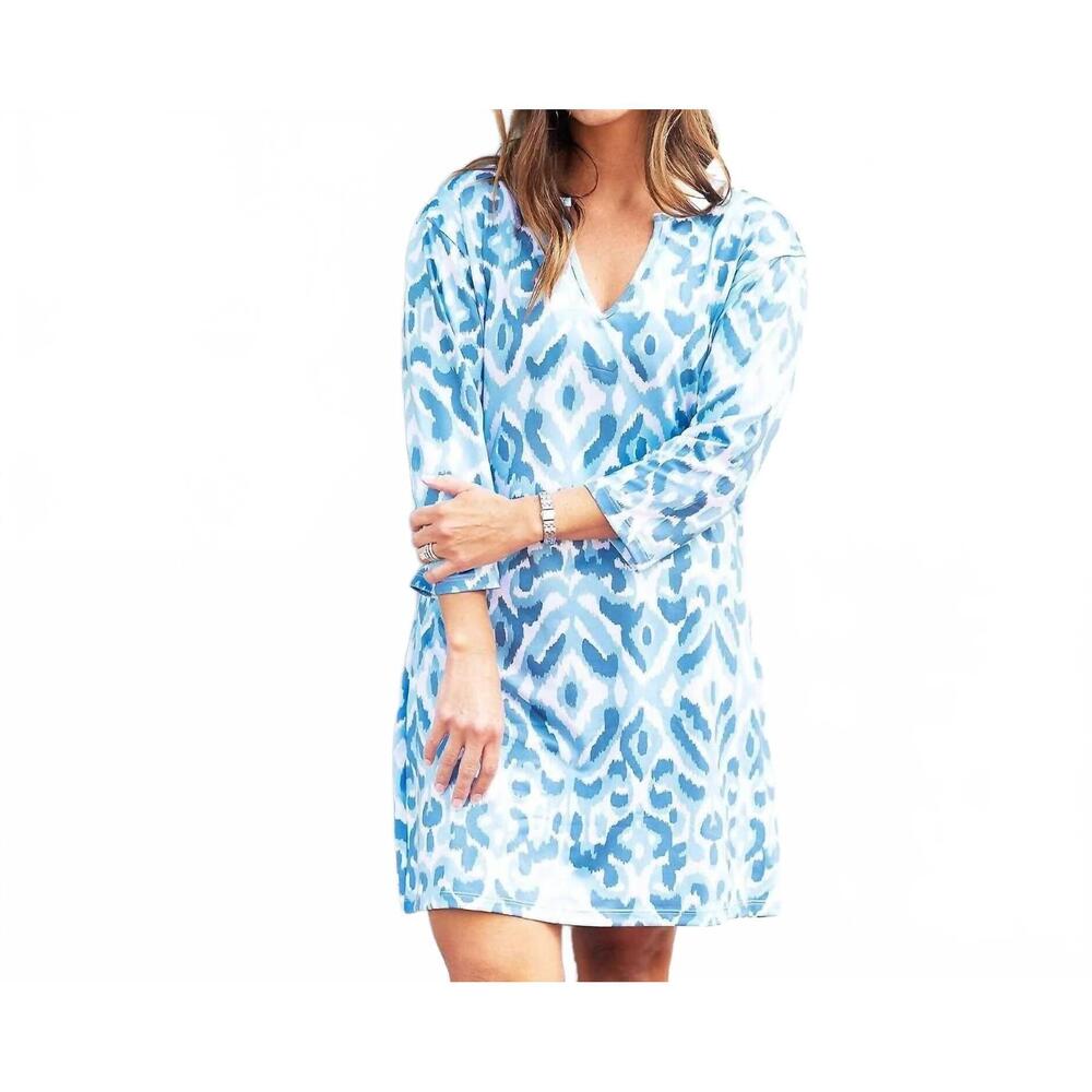 NEW VIV & LOU serenity dress in blue